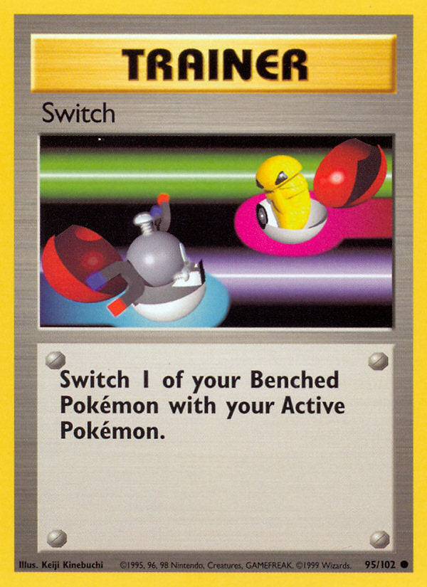 Base set Switch #95/102 unlimited